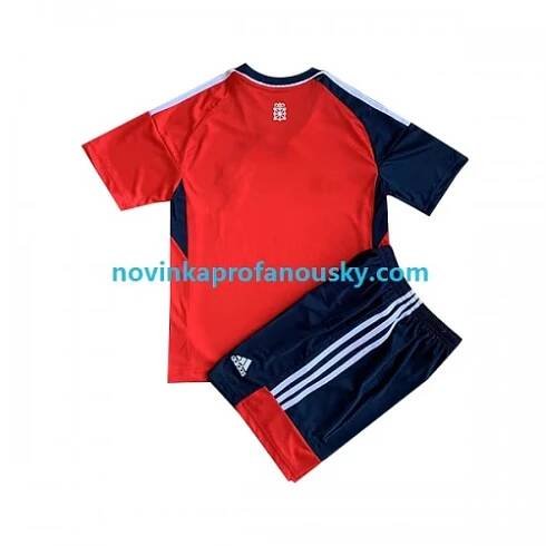 CA Osasuna Dres Domácí Fotbalové Dresy pro Děti 2022-2023 Krátký rukáv