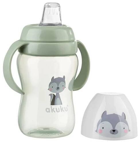 Akuku Hrnek s měkkým náustkem 240 ml mýval