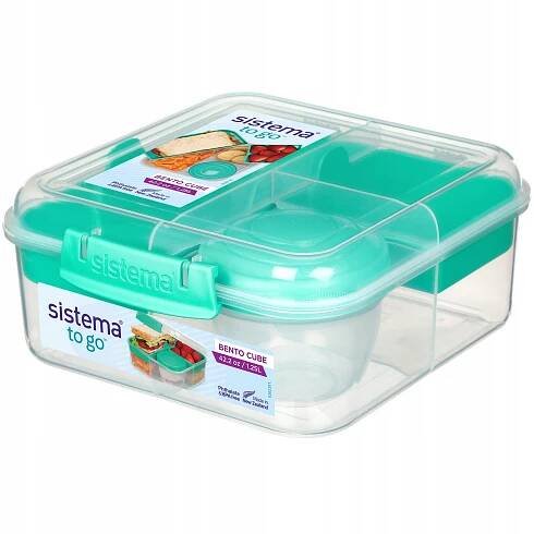 Sistema Bento Cube To Go 1,25 l Minty Teal od 119 Kč