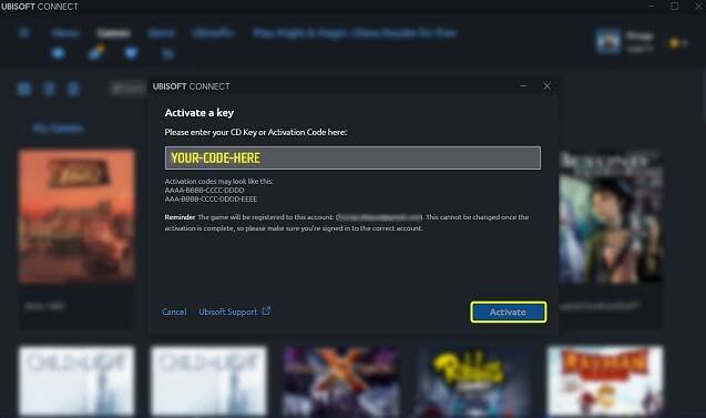 Activation on Ubisoft Connect. Step 3