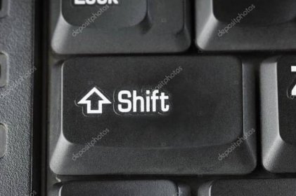 Klávesa SHIFT na klávesnici počítače — Stock Fotografie © imagedb_seller #32954373