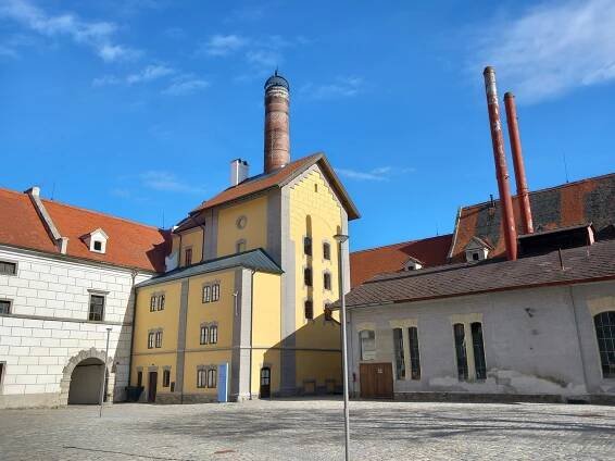 Nový průchod do centra Českého Krumlova. Z bývalého pivovaru je Port 1560