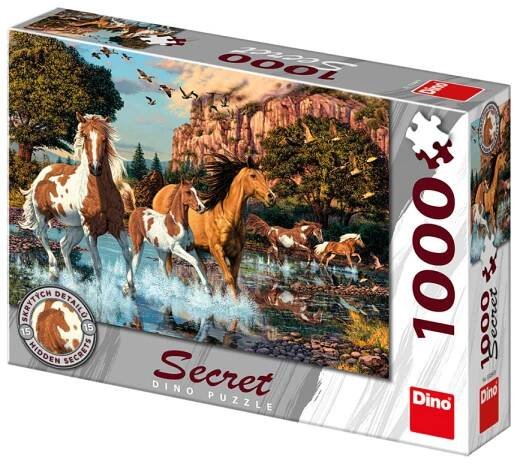 Dino Puzzle Kone 1000 dielikov secret collection