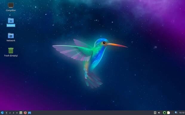 Lubuntu 19.04 Disco Dingo 32bitové a 64bitové Combo Linux živá instalace DVD PC Mac