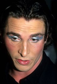 Remember when Christian Bale wore a sweep of silver eyeshadow to the ‘Velvet Goldmine’ premier?