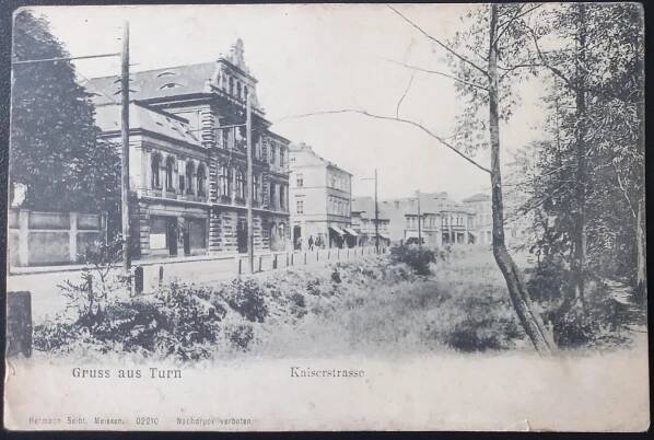 Trnovany - Turn - Teplice - Kaiserstrasse - Ritterburg - cca 1900