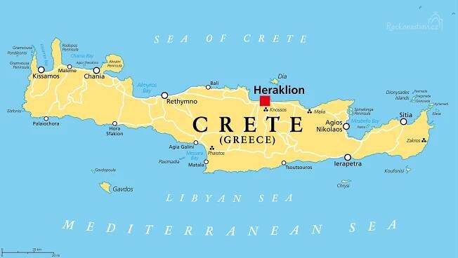 Kréta mapa