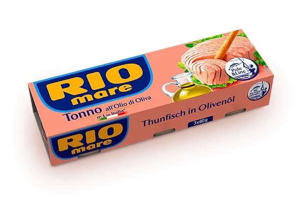 TUŇÁK v Olivovém Oleji Rio Mare 3x80g - mareblu-tun-olive-3x80