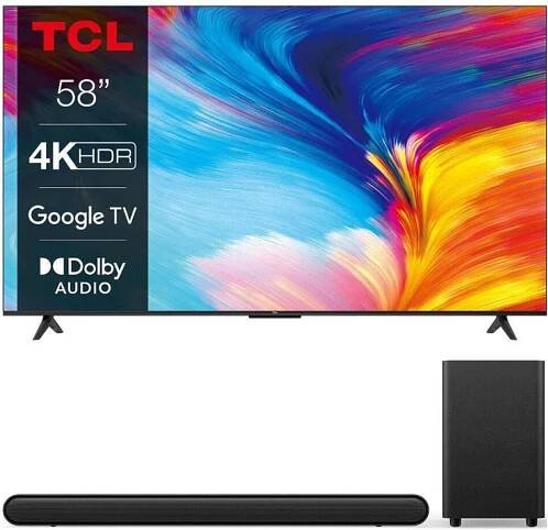 SET UHD LED TV TCL 58P635 + Soundbar TCL S643W
