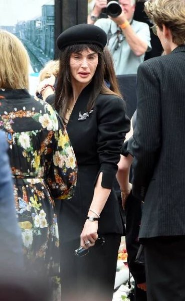 Aimee Osbourne at Ozzy Osbourne's funeral