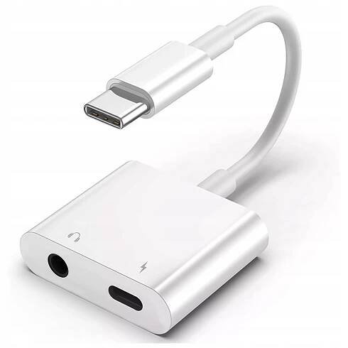 ADAPTÉR USB-C MINI JACK 3,5 MM ADAPTÉR KABEL AUX PRO SAMSUNG IPHONE DAC
