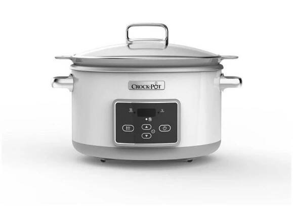 Pomalý hrnec CrockPot Saute CSC026X šedý/bílý - rozbaleno - 24 měsíců...