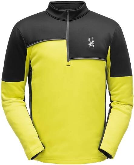 Pánská lyžařská mikina Spyder Charger Zip T-Neck - aci/blk/pol
