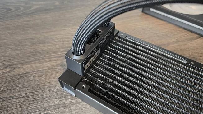 NZXT Kraken Elite 360 liquid cooler set-up inside a gaming PC.
