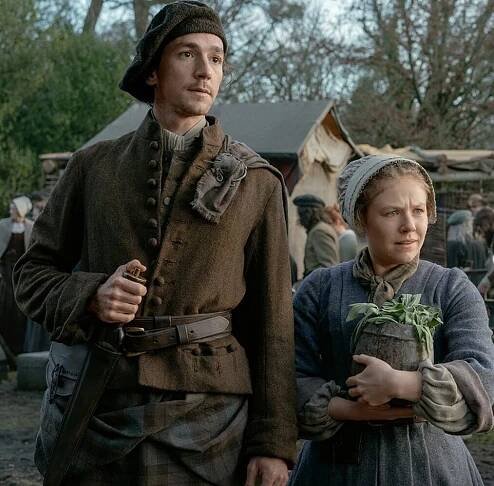 Rory Alexander and Sally Messham in 'Outlander: Blood of My Blood'