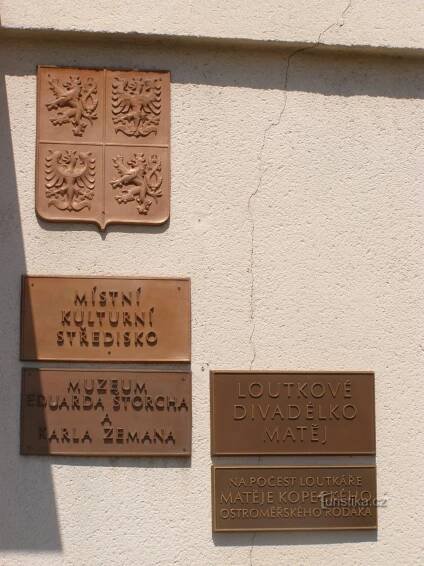 Ostroměř - muzeum Eduarda Štorcha a Karla Zemana