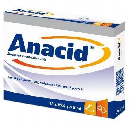 ANACID 12X5ML Suspenze