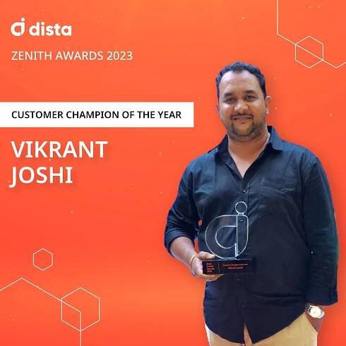 Vikrant Joshi - Customer Champion of the Year