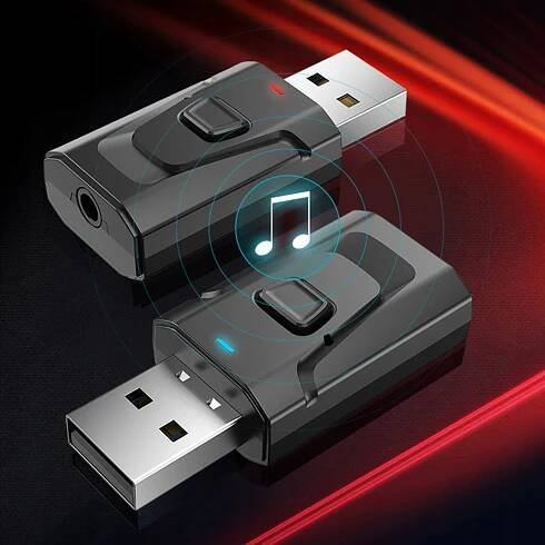 BLUETOOTH 5.0 USB AUDIO VYSÍLAČ ADAPTÉR PŘIJÍMAČE PRO AUTOTV POČÍTAČ Značka žádná značka