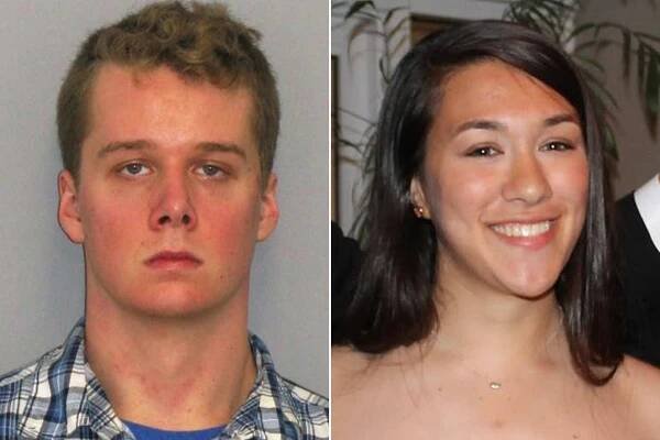 Liam McAtasney, left, who was convicted of murdering and robbing 19-year-old Sarah Stern.