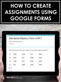 How To Create Assignments Using Google Forms - Tanya Yero Teaching