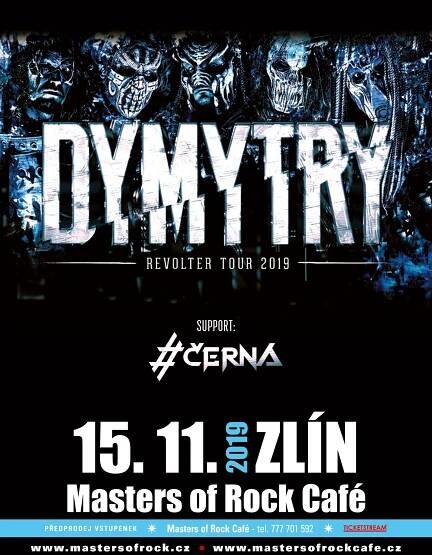 15.11.2019 | DYMYTRY + host Černá | Zlín | PRAGOKONCERT BOHEMIA, a.s.