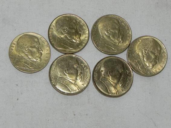 10kč 1990, 92, 93 Rašín, Masaryk