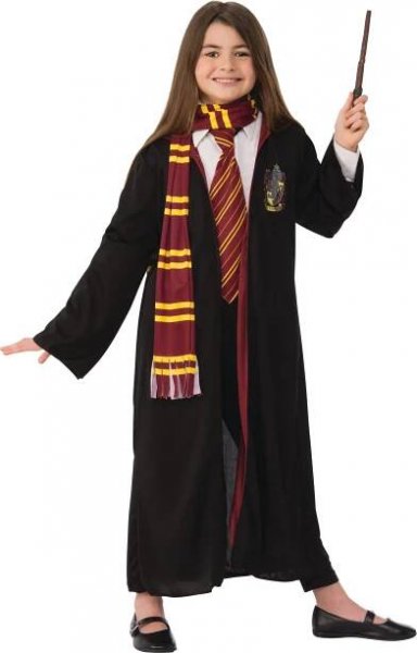 Harry PotterTM-Gryffindor-Kostüm für Jungen schwarz-rot-gold