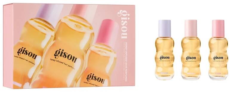E-shop GISOU - Honey Infused Hair Perfumes – Sada mini parfémů na vlasy