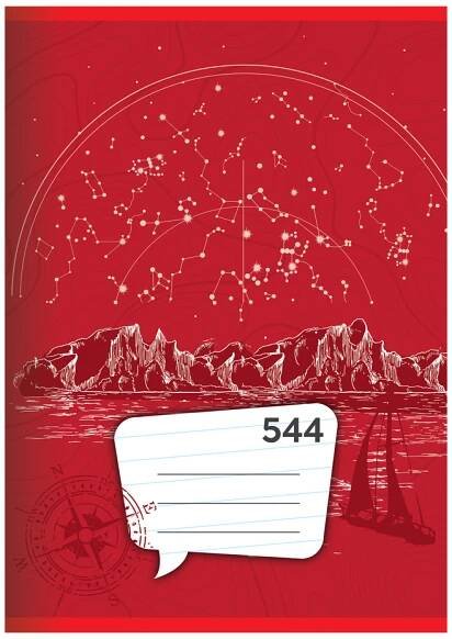 Sešit A5, 40 listů - linkovaný 544