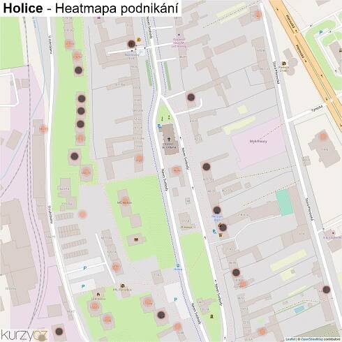 Holice - mapy | Kurzy.cz