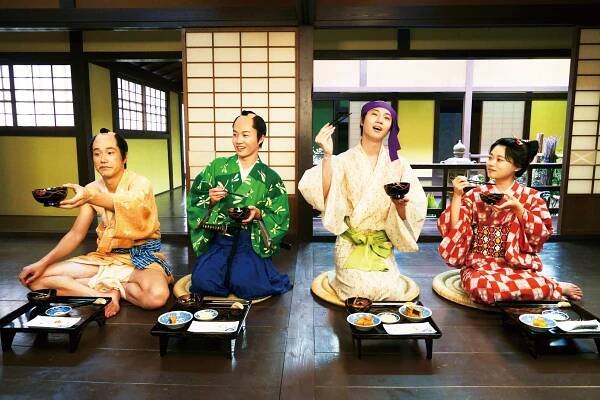 Ken'iči Macujama, Rjúnosuke Kamiki, Dóri Sakurada, Hana Sugisaki - Daimjó tósan - Z filmu