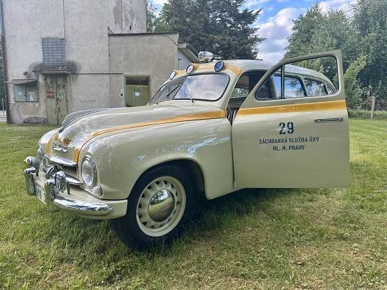 Legendární seriálovou sanitku poprvé uvidíte v muzeu. Má jméno Jandera