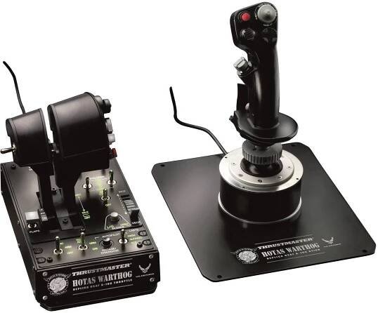 Thrustmaster Hotas Warthog joystick k leteckému simulátoru USB PC černá
