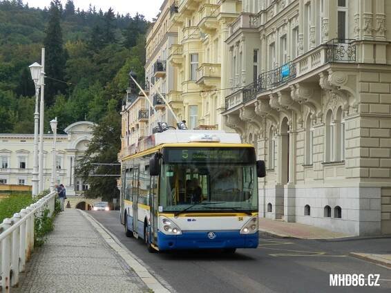 Na kukačku: Trolejbusy v Mariánských Lázních