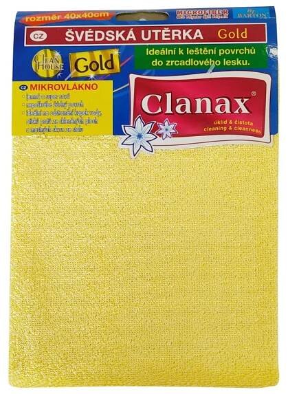 Clanax švédská utěrka Gold 40 × 40 cm, 320 g