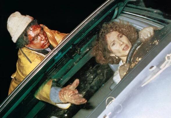 CREEPSHOW 2, from left: Tom Wright, Lois Chiles, ('The Hitchhiker' segment), 1987. ©New World Pictures