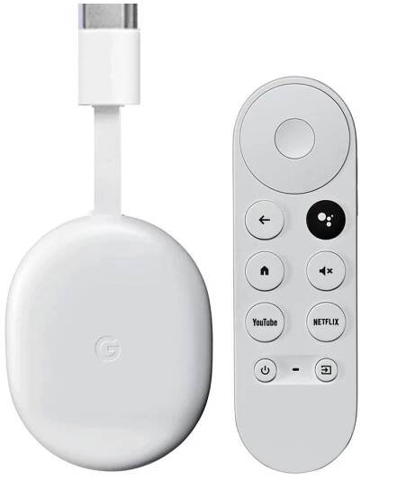 Google Chromecast 4 multimediální centrum. NETFLIX, O2 TV, VOYO.cz