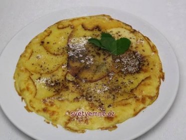 Jablečná omeleta • Recept