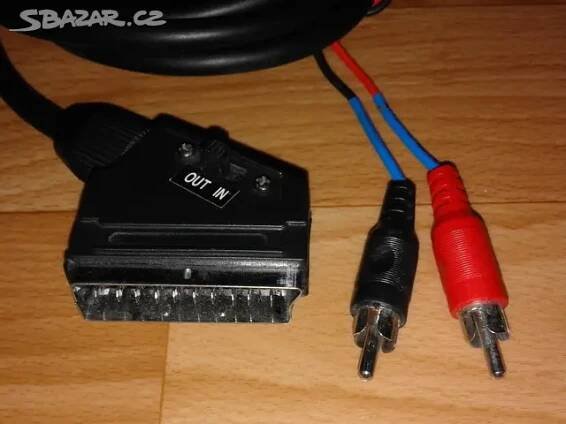 SCART kabely (scart,rozbočovač) .