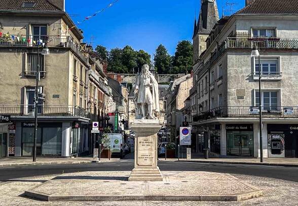 Fontaine Statue in Chateau Thierry France