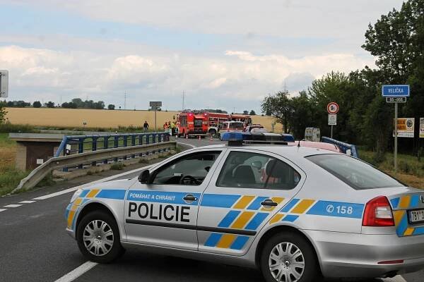 Za smrtí čtyř lidí na Hodonínsku byla rychlá jízda, uvedla policie. Viník zemřel