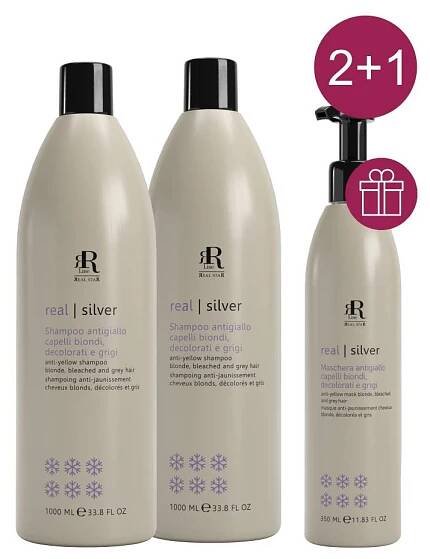 Akce 2+1 RR Line SILVER šampon 1L +ZDARMA RR Line SILVER maska 350ml - nadhernevlasy.cz