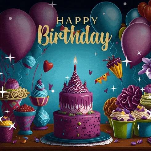 ᐅ100+ Happy Birthday GIFs Images, Wishes & Pictures