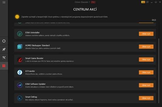Centrum akcí: tentokrát už opravdu neskrývaná nabídka dalších aplikací IObit