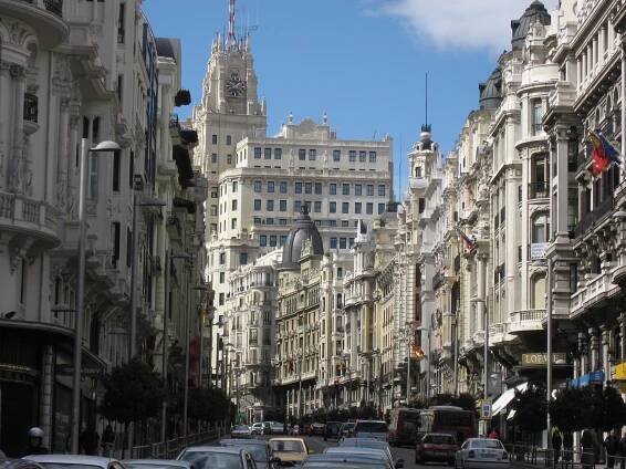 foto: Ulice v Madridu