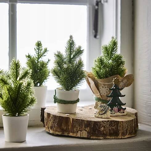 IKEA VINTERFINT mini vánoční stromek VÁNOČNÍ STROMEČEK miniaturka Stav balení originální