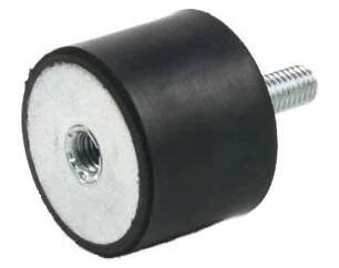 Silentblok 15/15 M5x8 TYP 2 RUBENA Silentblok standardní, šířka=15mm, výška=15mm, závit=M5x8