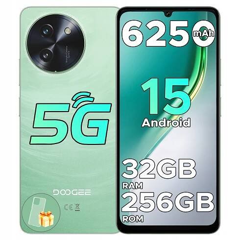 Chytrý telefon 5G DooGee NOTE59PRO 32GB/256GB 120Hz 6,75" HD+ Android 15 NFC