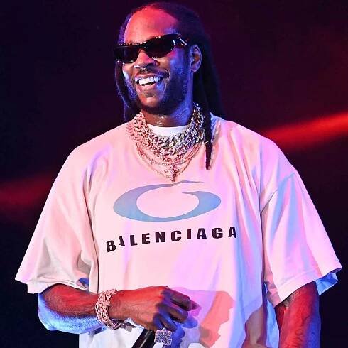  Rapper 2 Chainz performs onstage during the A-Town Music Festival at Wolf Creek Amphitheater on August 03, 2024 in College Park, Georgia. (